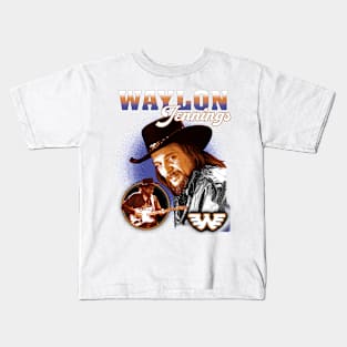 Waylon Jennings Kids T-Shirt